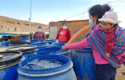 Water supply in Santa Filomena